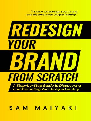 cover image of Redesign Your Brand from Scratch